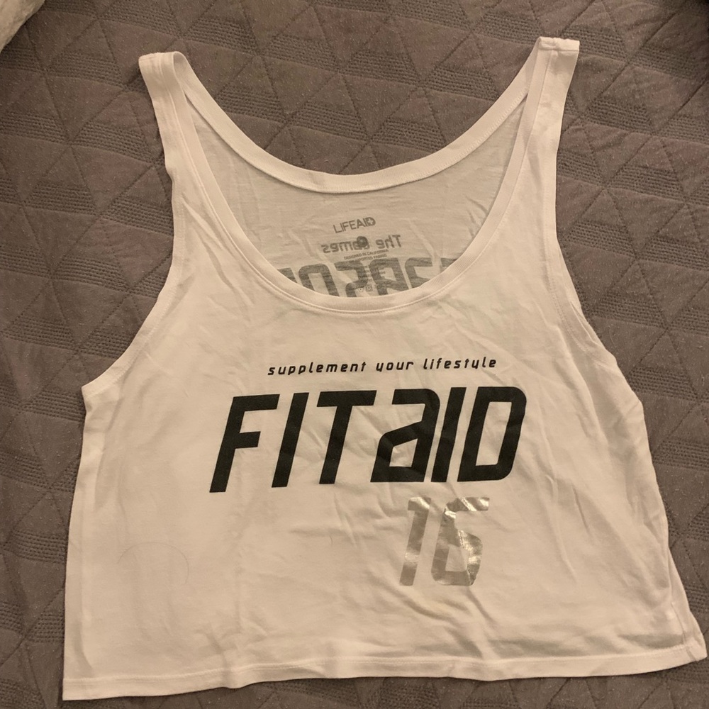 Fit Aid CFG 2016 Exclusive crop top white